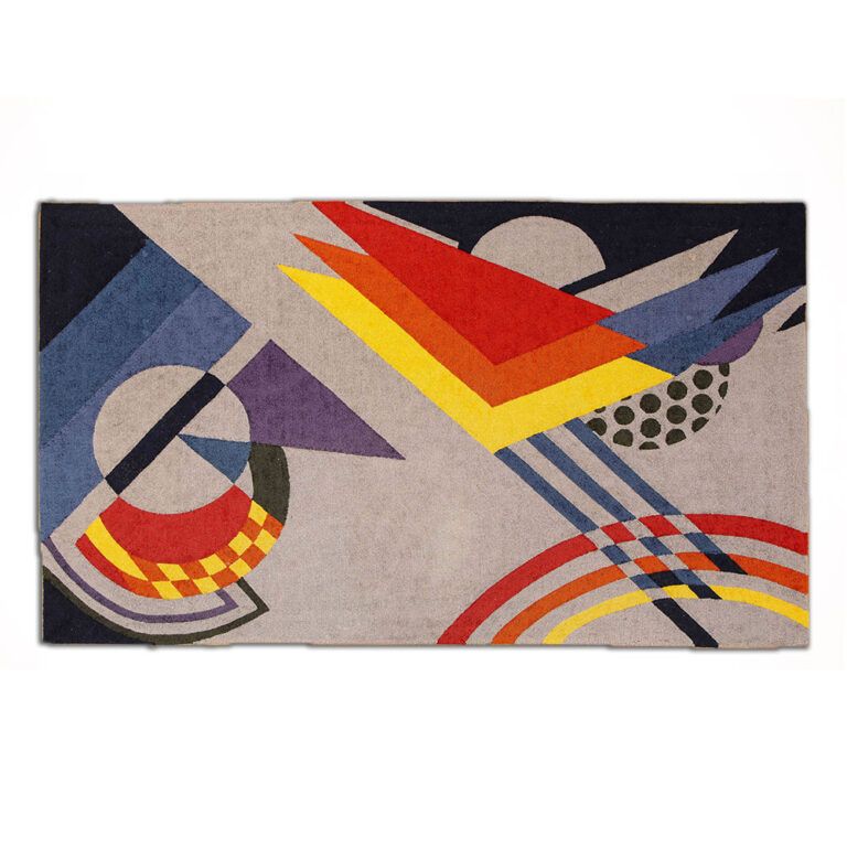 Abstract Hand-Tufted Rug 1